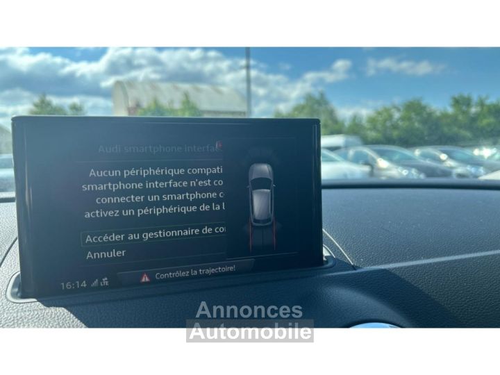 Audi A3 Sportback 14 TFSI 150 S-TRONIC Design - RADAR / SIEGES AVANT CHAUFFANTS - 23