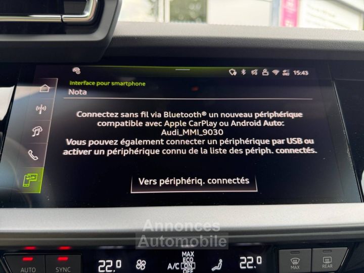 Audi A3 ALLSTREET Allstreet 40 TFSI e Hybride rechargeable 204 S tronic 6 Avus - 18