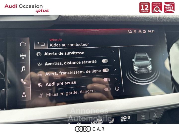 Audi A3 Sportback 35 TFSI Mild Hybrid 150 S tronic 7 Design Luxe - 21