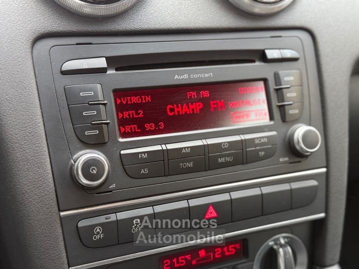 Audi A3 cabriolet 16 tdi 105 cv s line - 13