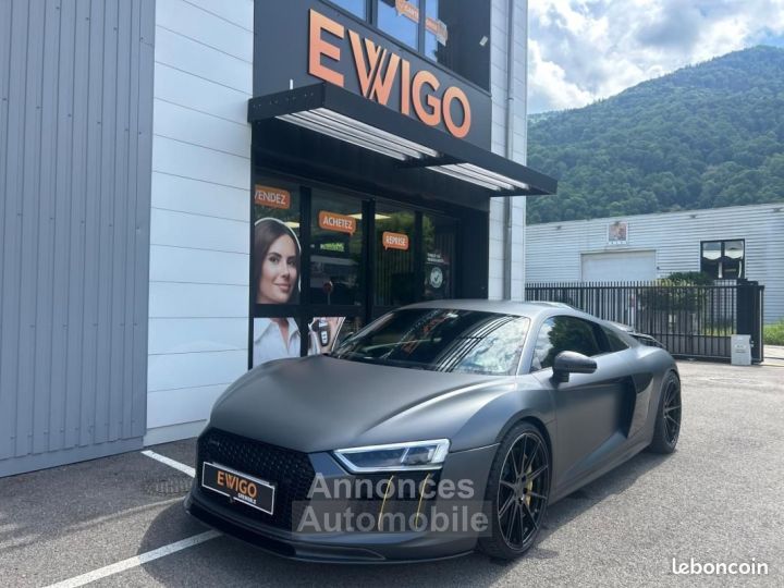 Audi R8 V10 PLUS 52 610CH QUATTRO %2B CAMERA DE RECUL SON BANG & OLUFSEN PACK CARBONE ENTRET - 1
