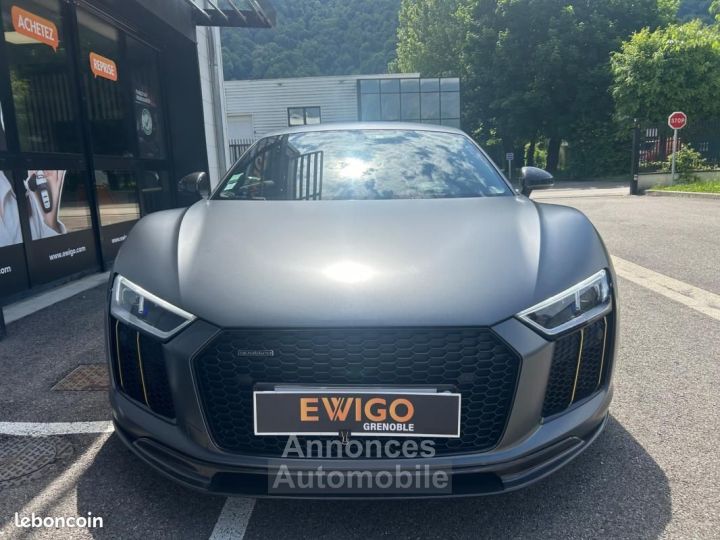 Audi R8 V10 PLUS 52 610CH QUATTRO %2B CAMERA DE RECUL SON BANG & OLUFSEN PACK CARBONE ENTRET - 2