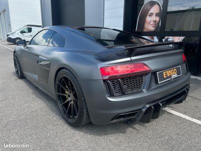 Audi R8 V10 PLUS 52 610CH QUATTRO %2B CAMERA DE RECUL SON BANG & OLUFSEN PACK CARBONE ENTRET   - 4