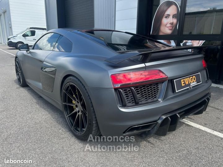 Audi R8 V10 PLUS 52 610CH QUATTRO %2B CAMERA DE RECUL SON BANG & OLUFSEN PACK CARBONE ENTRET - 4
