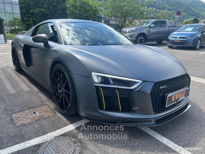 Audi R8 V10 PLUS 52 610CH QUATTRO %2B CAMERA DE RECUL SON BANG & OLUFSEN PACK CARBONE ENTRET - 5