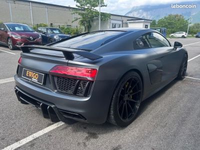 Audi R8 V10 PLUS 52 610CH QUATTRO %2B CAMERA DE RECUL SON BANG & OLUFSEN PACK CARBONE ENTRET   - 6