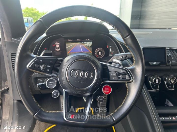 Audi R8 V10 PLUS 52 610CH QUATTRO %2B CAMERA DE RECUL SON BANG & OLUFSEN PACK CARBONE ENTRET - 15