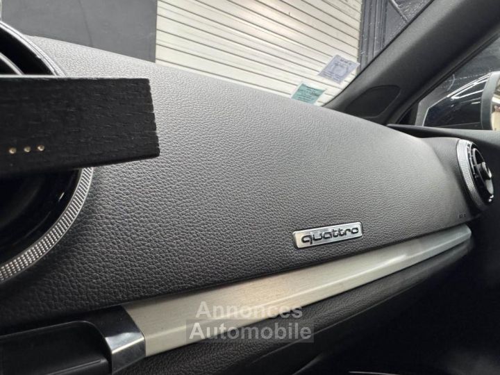Audi A3 Sportback Quattro 20 TDI S Line- 184 ch S-tronic - Ciel Étoilé - - 28