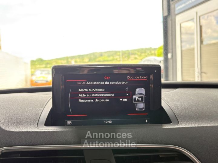 Audi Q3 S line 150 ch 14 TFSI S Tronic Sièges chauffants - Radar AV/AR - Feux LED auto - 20