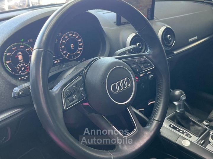 Audi A3 Sportback 40 e-tron 204 S tronic 6 Design Luxe SUIVI / VIRTUAL / ACC / SIEGES CHAUFFANTS / CHARGE A INDUCTION / RADARS AV  AR - 12