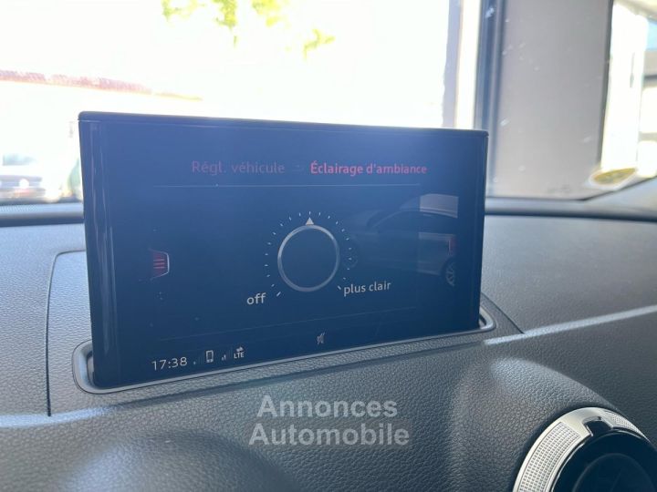 Audi A3 Sportback 40 e-tron 204 S tronic 6 Design Luxe SUIVI / VIRTUAL / ACC / SIEGES CHAUFFANTS / CHARGE A INDUCTION / RADARS AV  AR - 21