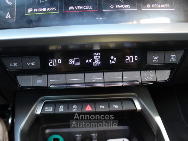 Audi A3 IV (2) SPORTBACK 20 35 TDI 150 S LINE S TRONIC 7 /TO / 1 ERE MAIN - 14