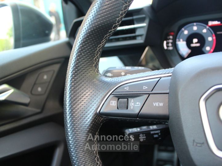Audi A3 IV (2) SPORTBACK 20 35 TDI 150 S LINE S TRONIC 7 /TO / 1 ERE MAIN - 30