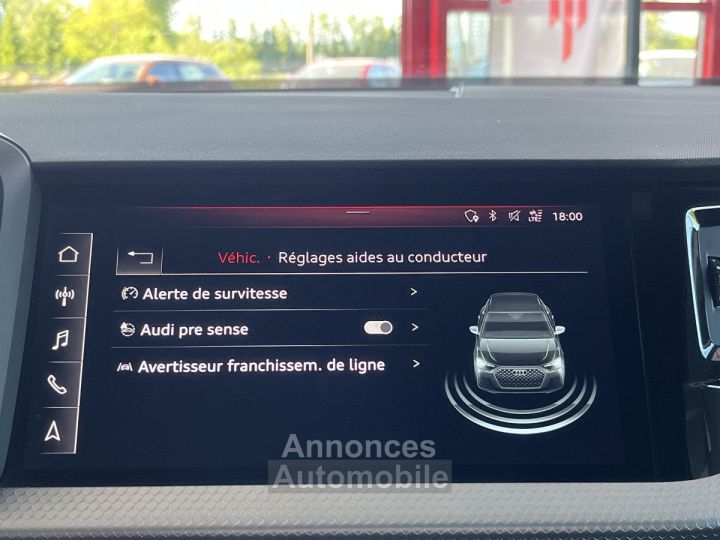 Audi A1 Sportback 40 TFSI 2,0 200 EDITION ONE FULL S-LINE S-TRONIC 6 APPLE CARPLAY GPS ANDROID HIFI BANG - 11