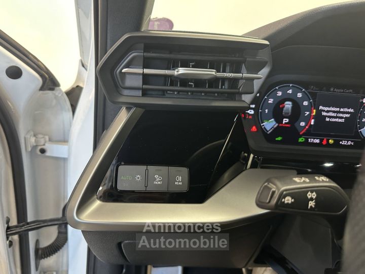 Audi A3 Sportback (8y) 40 TFSI e 204ch S line 2021 2ème main entretien complet 375,61€ /mois* - 27