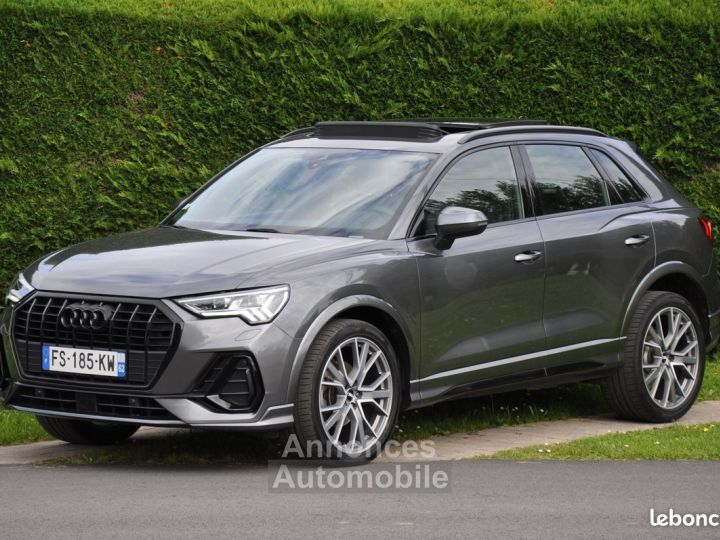 Audi Q3 II 35 TDI 150 S LINE SLINE S-TRONIC 7 du 09-2020 Origine France 74700kms ( 11k d'options ) Toit Ouvrant Hifi Bang & Olufsen Jantes 20 Sport Caméra siè - 1