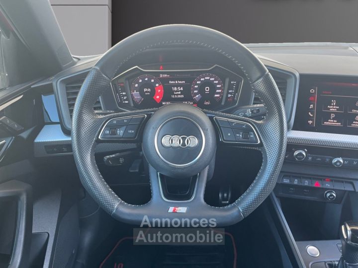Audi A1 Sportback 40 TFSI 200 ch S tronic 6 S Line -CARPLAY-KEYLESS GO-DRIVE SELECT-GARANTIE 12 MOIS- - 11