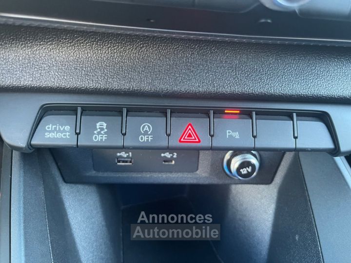 Audi A1 Sportback 40 TFSI 200 ch S tronic 6 S Line -CARPLAY-KEYLESS GO-DRIVE SELECT-GARANTIE 12 MOIS- - 18