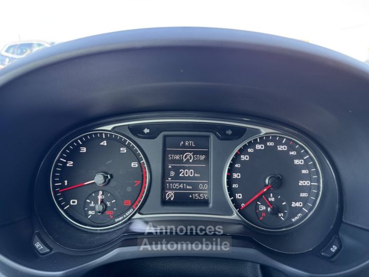 Audi A1 Sportback 14 TFSI 125 GPS CUIR LED KEYLESS BVA - 19