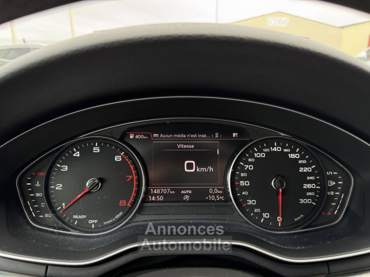 Audi A4 14 TFSI 150 GPS TEL LED CLIM REGULATEUR - 14