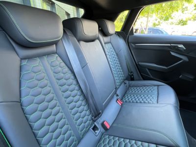 Audi RS3 Sportback - LOA 990 euros par mois - Française malus payé - freins carbone céramique - TO - surpiqures   - 12