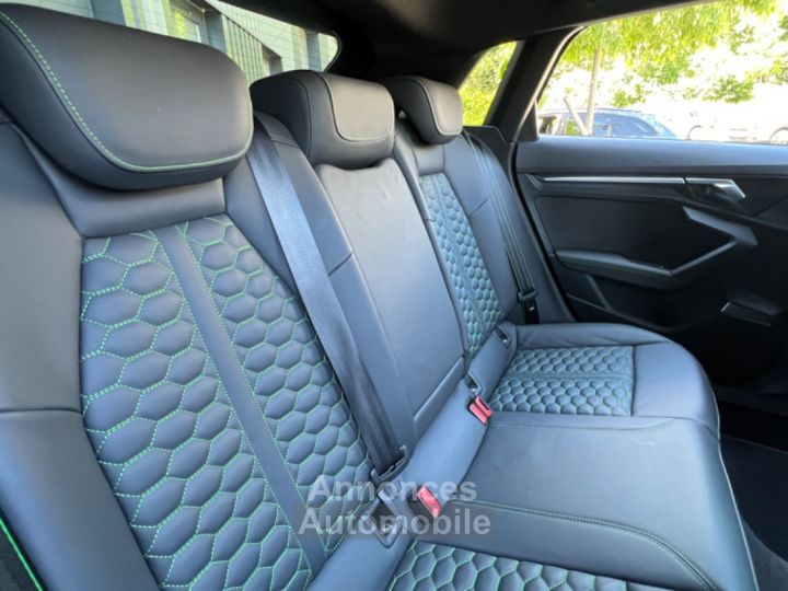 Audi RS3 Sportback - LOA 990 euros par mois - Française malus payé - freins carbone céramique - TO - surpiqures - 12