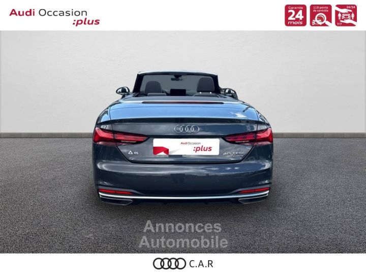 Audi A5 CABRIOLET Cabriolet 40 TFSI 204 S tronic 7 Quattro Avus - 4