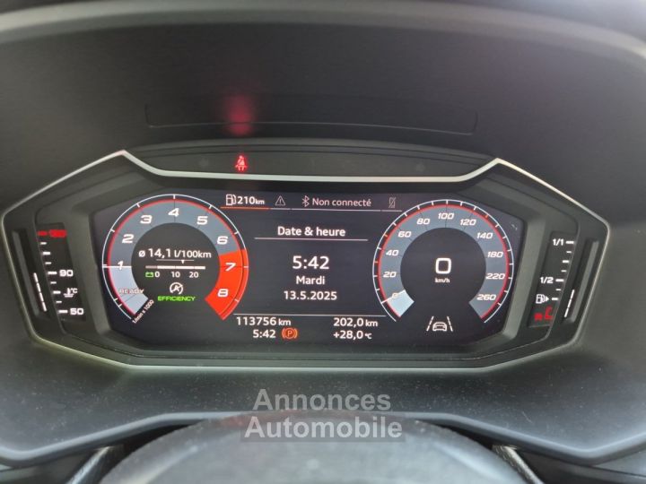Audi A1 Sportback 30 TFSI 110 ch BVM6 S Line / CARPLAY / RADAR AR / FRANCAISE / GARANTIE 12 MOIS - 14