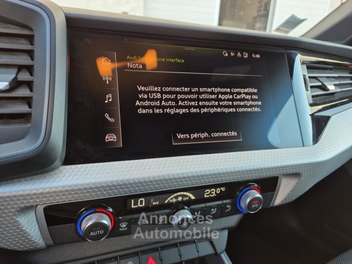 Audi A1 Sportback 30 TFSI 110 ch BVM6 S Line / CARPLAY / RADAR AR / FRANCAISE / GARANTIE 12 MOIS - 16