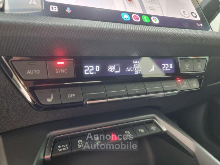 Audi A3 IV (2) SPORTBACK 15 35 TFSI MILD HYBRID 150 S LINE S TRONIC 7 - 21