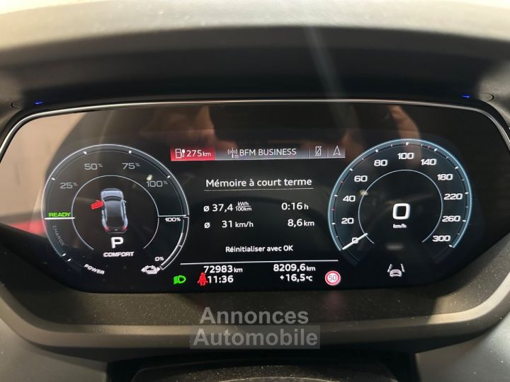 Audi e-tron GT 476 ch quattro Extended ENTRETIEN COMPLET , PACK PILOTE - 11