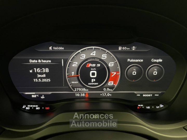 Audi RS3 Sportback 25 TFSI 400ch quattro S tronic 7 Euro6d-T - 31