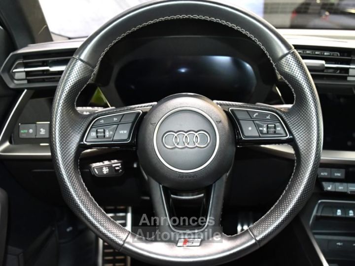 Audi A3 Sportback S-Line 35 TDI 150 S-Tronic GPS Virtual Caméra Lane Pré Sense Induction JA 19 - 14