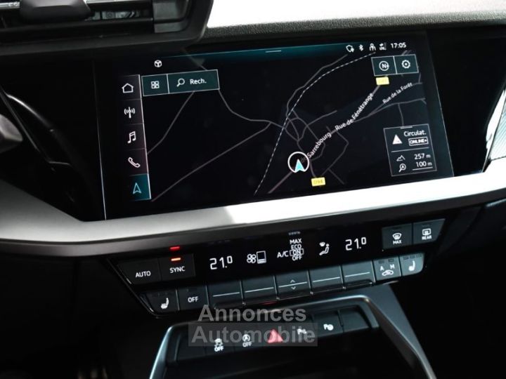 Audi A3 Sportback S-Line 35 TDI 150 S-Tronic GPS Virtual Caméra Lane Pré Sense Induction JA 19 - 17