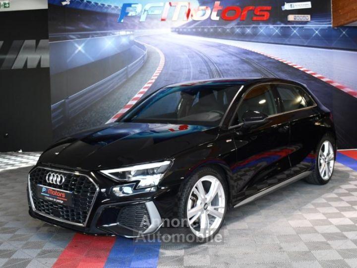 Audi A3 Sportback S-Line 35 TDI 150 S-Tronic GPS Virtual Caméra Lane Pré Sense Induction JA 19 - 21