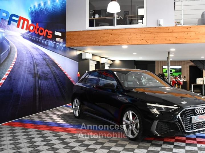 Audi A3 Sportback S-Line 35 TDI 150 S-Tronic GPS Virtual Caméra Lane Pré Sense Induction JA 19 - 26