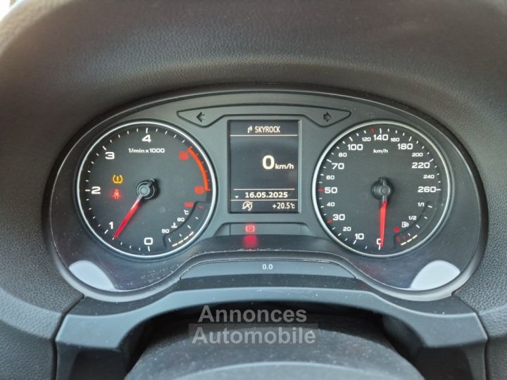 Audi A3 Sportback 20 TDI 150 S Line / JANTES ROTOR / SIEGES CHAUFFANTS / GPS / DISTRI ET EMBRAYAGE RECENT - 15