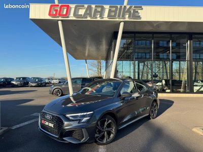 Audi A3 Berline TFSI 150 S LINE S-tronic Garantie 6 ans Virtual Cockpit Apple Carplay Caméra Régulateur Adaptatif 435-mois   - 1