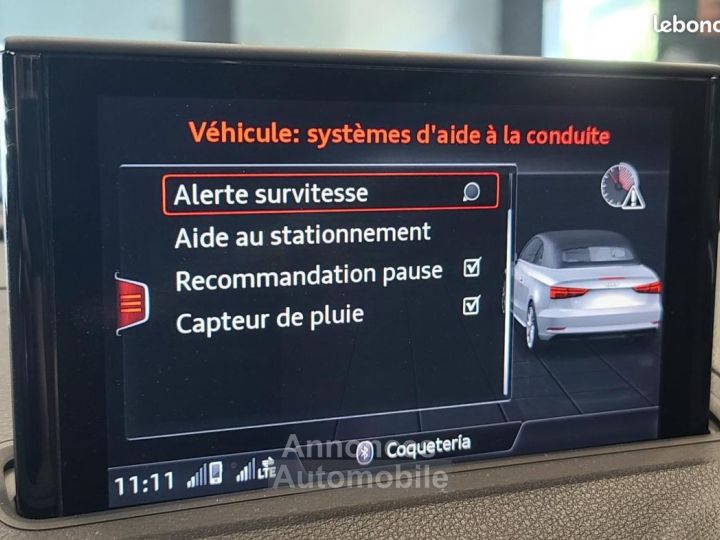 Audi A3 CABRIOLET 20 TDI 183ch S-LINE S-TRONIC - 9