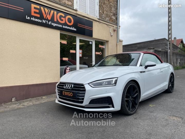Audi A5 CABRIOLET 20 40 TDI 190 S-LINE S-TRONIC BVA FAIBLE KILOMETRAGE - 1