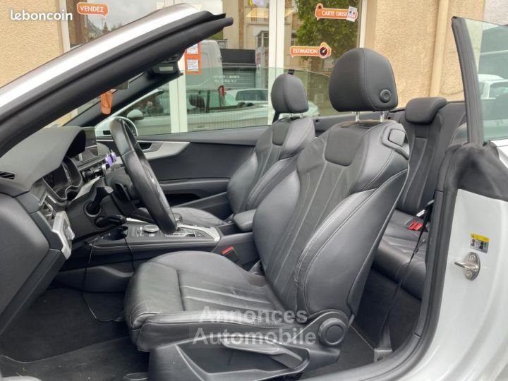 Audi A5 CABRIOLET 20 40 TDI 190 S-LINE S-TRONIC BVA FAIBLE KILOMETRAGE - 10