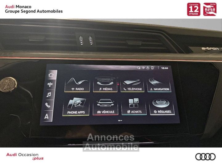 Audi e-tron SPORTBACK Sportback 50 quattro 313 ch Avus Extended - 12