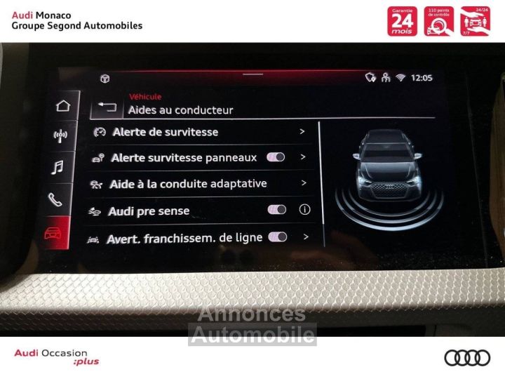 Audi A1 Sportback 30 TFSI 116 ch S tronic 7 S Line - 13