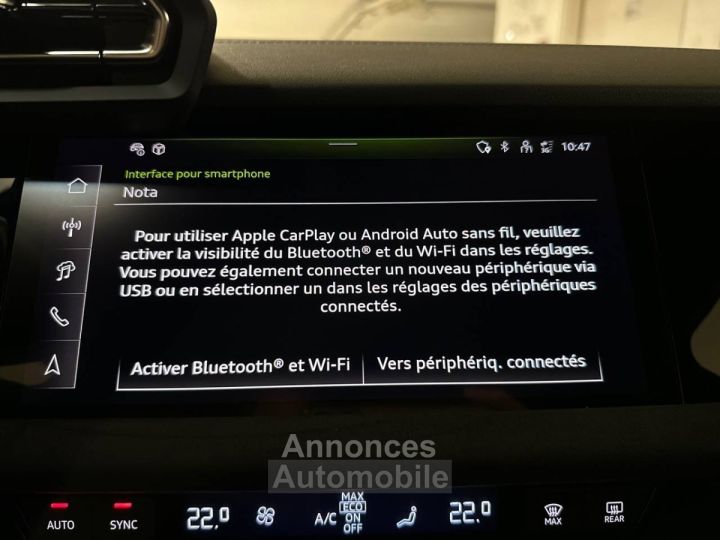 Audi A3 Sportback 45 TFSI e Hybride rechargeable 272 S tronic 6 S line - 16