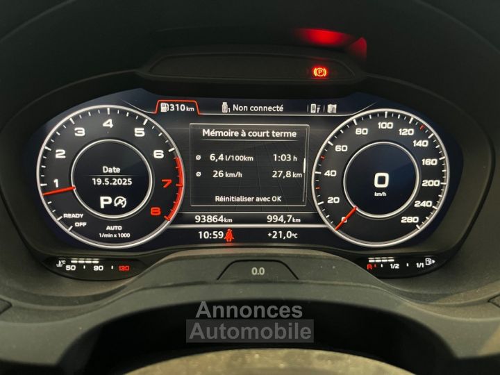 Audi A3 14 TFSI COD 150 S tronic 7 S Line SUIVIE -VIRTUAL COCKPIT-APPLE CARPLAY-GARANTIE 12 MOIS - 15