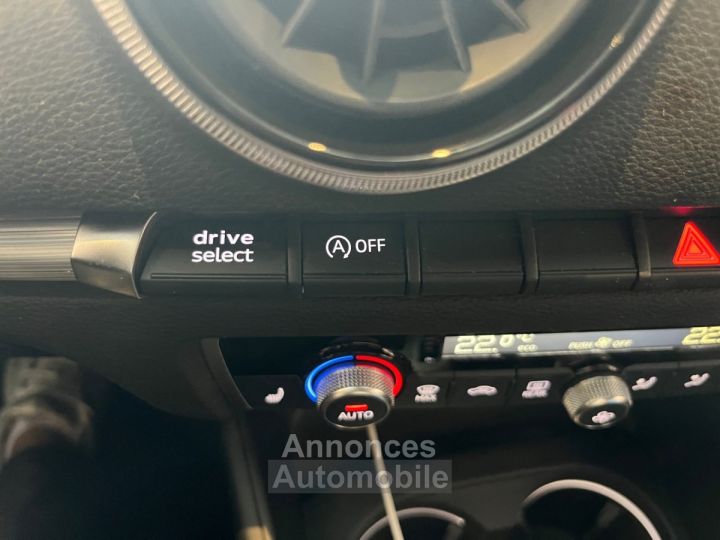 Audi A3 14 TFSI COD 150 S tronic 7 S Line SUIVIE -VIRTUAL COCKPIT-APPLE CARPLAY-GARANTIE 12 MOIS - 17