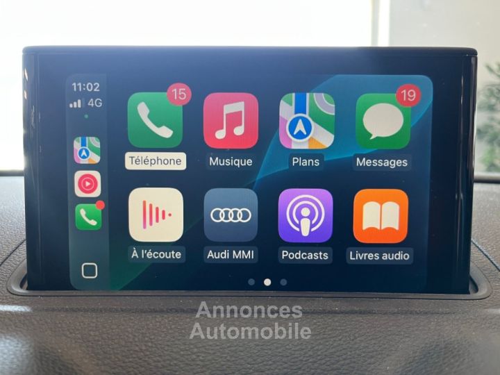 Audi A3 14 TFSI COD 150 S tronic 7 S Line SUIVIE -VIRTUAL COCKPIT-APPLE CARPLAY-GARANTIE 12 MOIS - 19