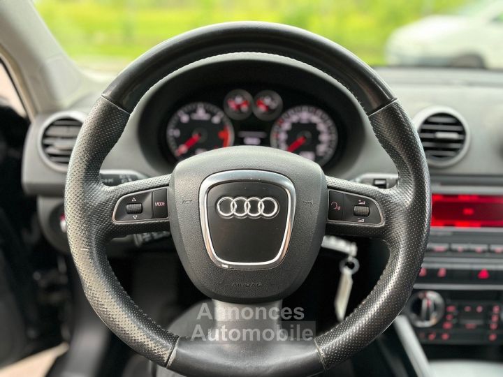 Audi A3 SPORTBACK 16 TDI 105CH DPF START/STOP ADVANCED EDITION PLUS - SIEGES CHAUFFANTS ❗- GPS ❗ - 10