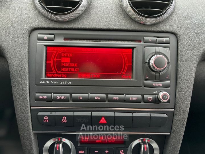 Audi A3 SPORTBACK 16 TDI 105CH DPF START/STOP ADVANCED EDITION PLUS - SIEGES CHAUFFANTS ❗- GPS ❗ - 12