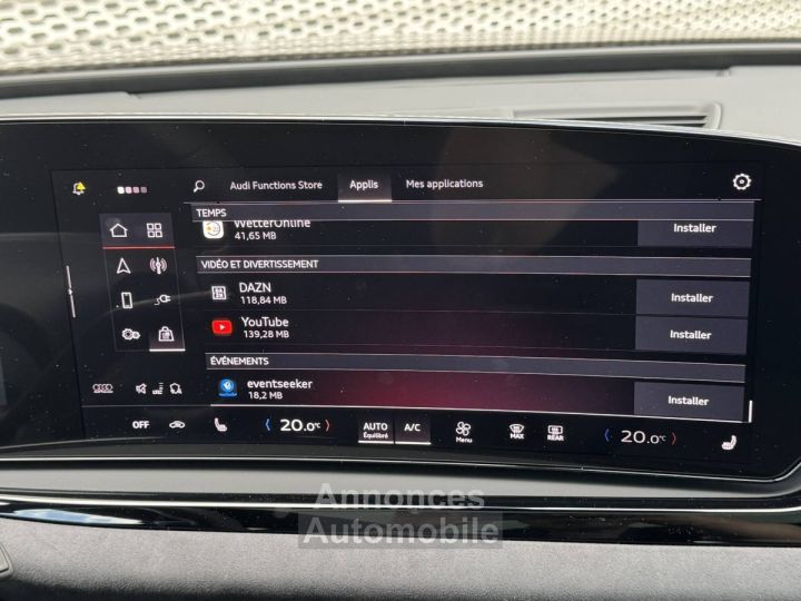 Audi A5 AVANT Avant e-hybrid 299 ch S tronic 7 Quattro S line - 24
